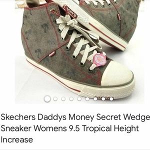 Hidden wedge sneakers